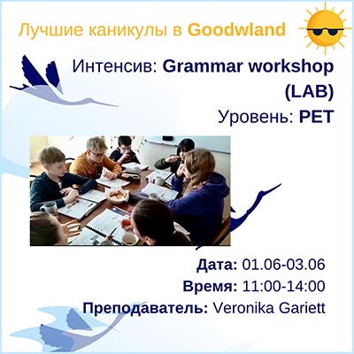 Grammar workshop (LAB) - PET